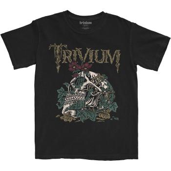 Trivium tričko Skelly Flower Čierna M