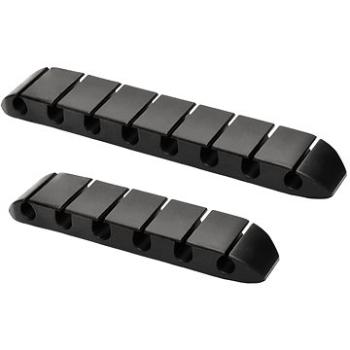 AlzaPower Long Cable Clips 2 pcs čierny (APW-COGLC2B)