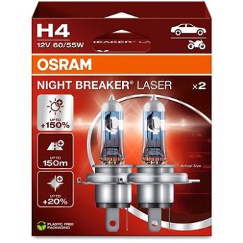 OSRAM H4 Night Breaker Laser Next Generation +150%, 2ks (64193NL-HCB)