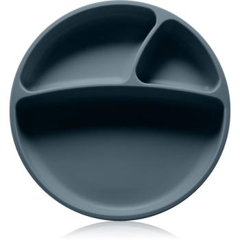 Minikoioi Puzzle Plate Deep Blue delený tanier s prísavkou 1 ks