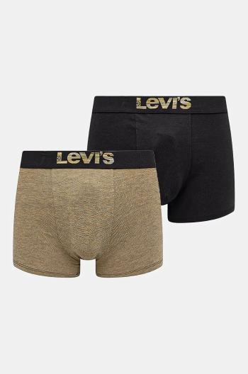 Boxerky Levi's 2-pak pánske, čierna farba, 37149-1001