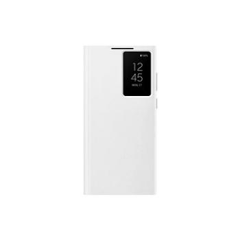 Samsung Galaxy S22 Ultra 5G Flipové puzdro Clear View biele (EF-ZS908CWEGEE)