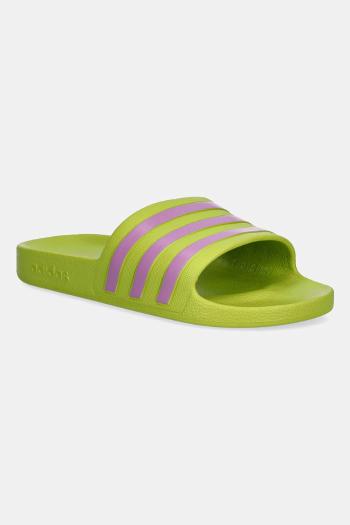 Šľapky adidas Adilette Aqua zelená farba, JS3613
