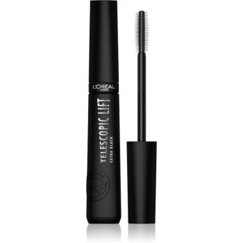 L’Oréal Paris Telescopic Lift Extra Black objemová riasenka v extra čiernej pre objem a natočenie mihalnic 9,9 ml