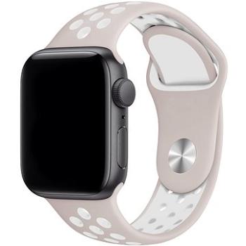 Eternico Sporty na Apple Watch 38 mm/40 mm/41 mm  Cloud White and Beige (AET-AWSP-WhBe-38)