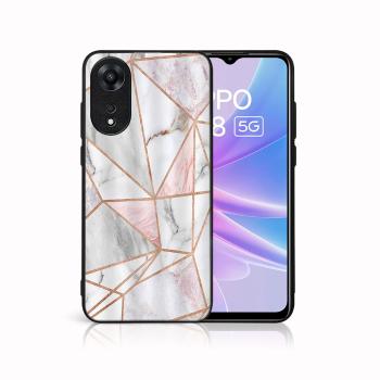 MY ART Ochranný kryt pre Oppo A78 5G PINK MARBLE (143)