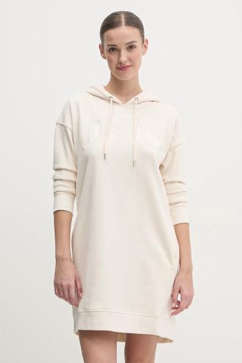 Šaty Dkny béžová farba, mini, oversize, DP5D4885