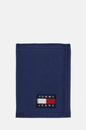 Peňaženka Tommy Jeans pánska, tmavomodrá farba, AM0AM13269