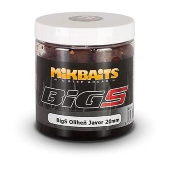 Mikbaits Legends Boilies v dipe, BigS Kalamár Javor 20 mm 250 ml (8595602220236)