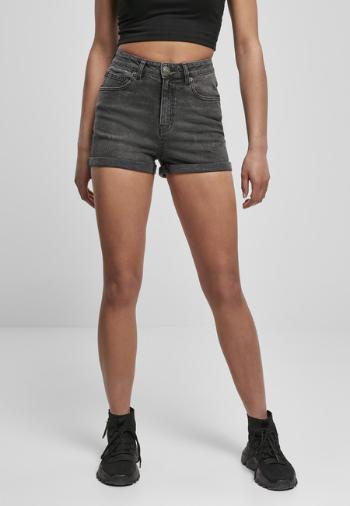 Urban Classics Ladies 5 Pocket Shorts black stone washed - 28