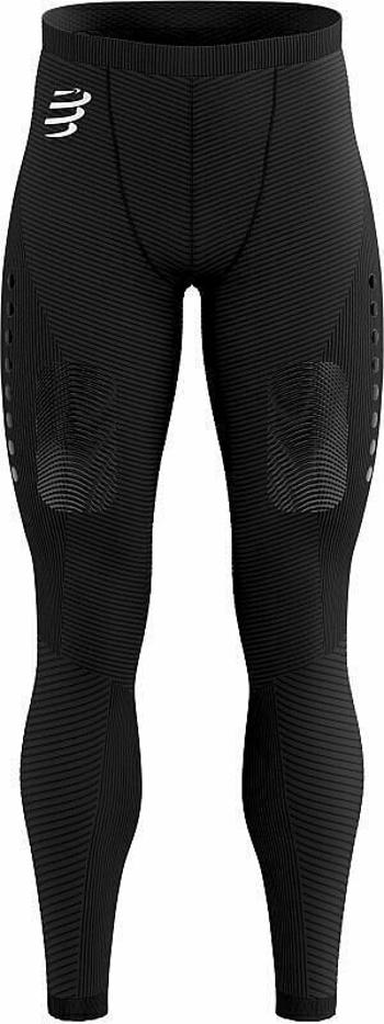 Compressport Winter Trail Under Control Full Tights Black L Bežecké nohavice/legíny