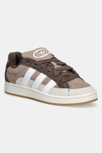 Semišové tenisky adidas Originals Campus 00S Beta pánske, hnedá farba, JP9583