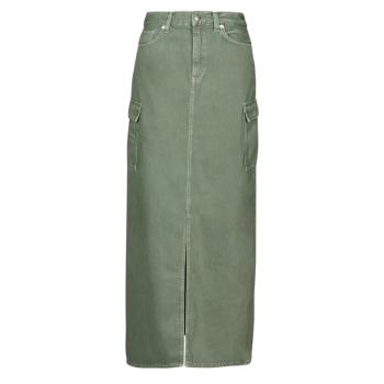 Pepe jeans  MAXI SKIRT HW CLR  Sukňa Kaki