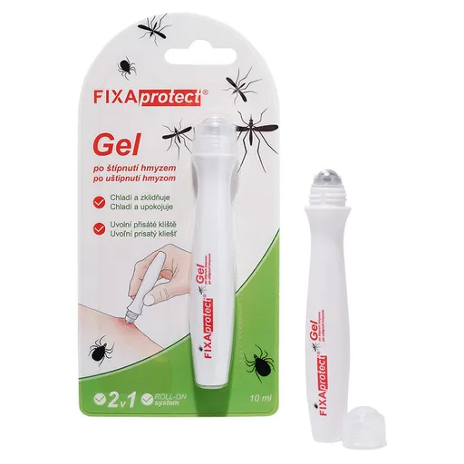 FIXAPROTECT Gél po uštipnutí hmyzom 2v1 roll-on10 ml
