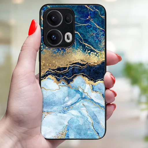MY ART Ochranný kryt pre Oppo Reno13 Pro 5G BLUE MARBLE (141)