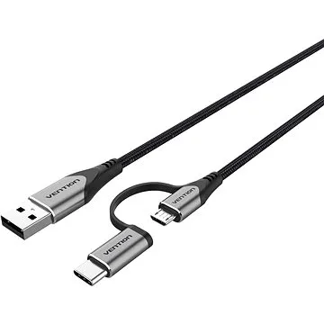 Vention USB 2.0 to 2-in-1 Micro USB