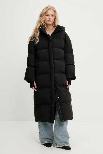 Bunda Answear.LAB dámska, čierna farba, zimná, oversize