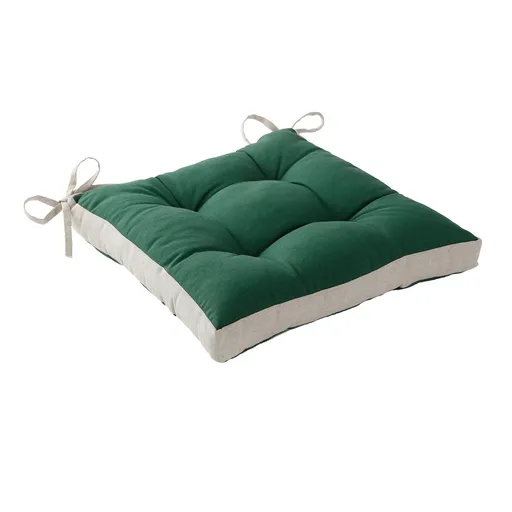 Súprava 2 dvojfarebných sedákov na stoličku