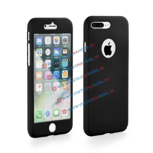 360° Ochranný obal Apple iPhone 7 Plus čierny