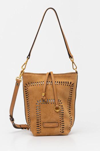 Semišová kabelka Gianni Chiarini VANESSA hnedá farba, BS.11395.CMLSR