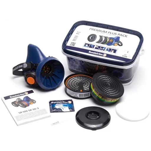 Ardon Premium Plus súprava - ochranná polomaska - Čierna