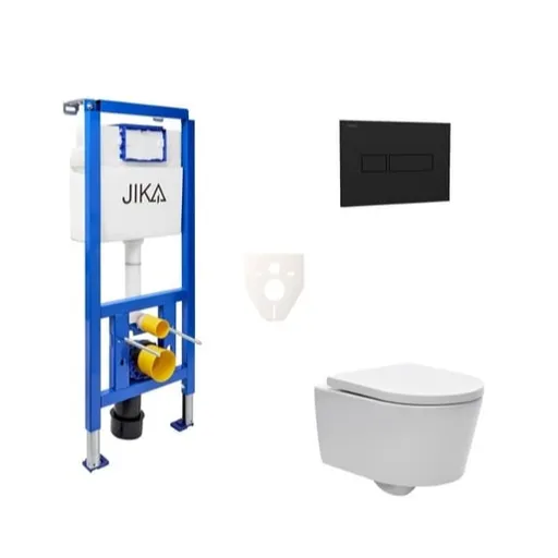 Závesný wc set SAT Brevis do ľahkých stien / predstenová bez splachovacího okruhu SIKOJSW3