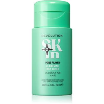 Revolution Skincare Clearly Clarify Pore Player čistiace tonikum pre reguláciu mazu a minimalizáciu pórov 150 ml