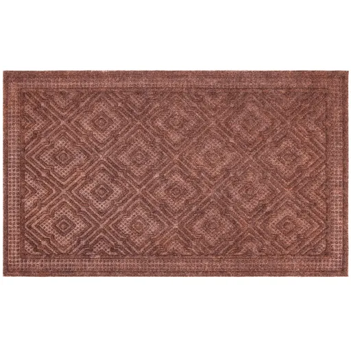 Boma Trading Rohožka Vzor hnedá, 45 x 75 cm