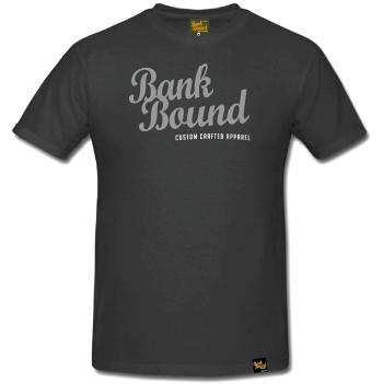 Prologic tričko bank bound custom dark grey tee-veľkosť s