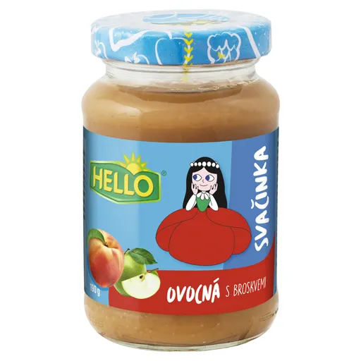 HELLO Výživa s broskyňami 190 g x 10 kusov