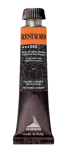 MAIMERI RESTAURO - Reštauračné farby (224 - cadmium red orange, 20 ml)
