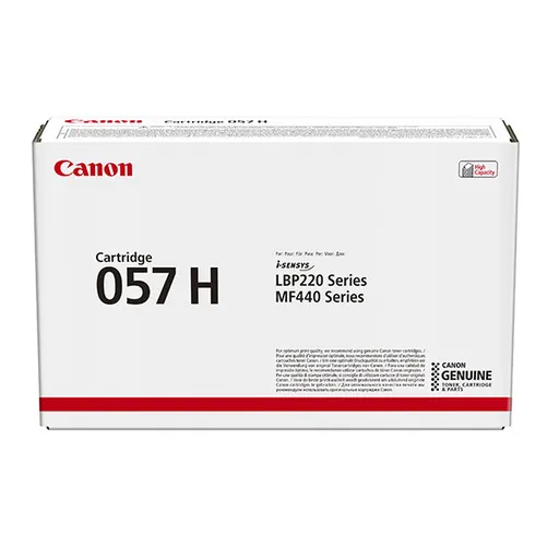 CANON 057H BK - originálny toner, čierny, 10000 strán