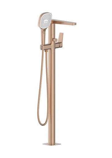 KFA - Batéria Malaga, vaňová, voľne stojaca, PVD brúsené ružové zlato 4525-510-34