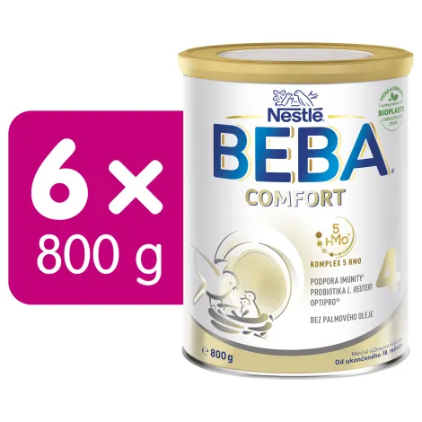 BEBA COMFORT 4 (od 18. mes.) - Balenie 6 ks à 800g