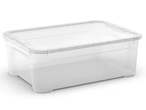 CURVER Úložný box T BOX M 32L s vekom | transparentná