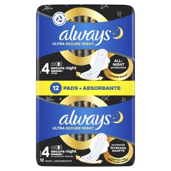 ALWAYS vložky Ultra Extra Night Protection 12 ks