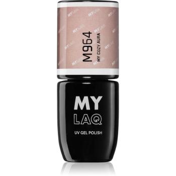 MYLAQ My Aura gélový lak na nechty odtieň My Cozy Aura 5 ml