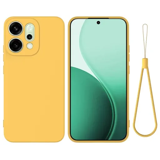 RUBBER Ochranný obal pre Oppo Reno14 5G žltý