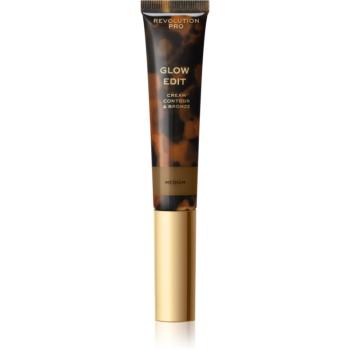 Revolution PRO Glow Edit tekutý bronzer odtieň Medium 15 ml