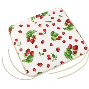 Bellatex EMA hladký – 40 × 40 cm, hladký – jahody a čerešne (4644)