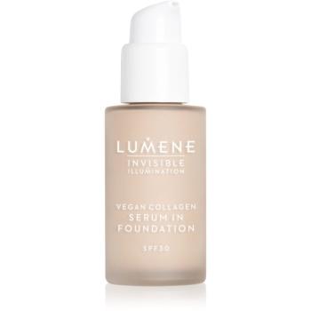 Lumene Invisible Illumination Vegan Collagen Serum in Foundation ľahký make-up s vyživujúcim účinkom SPF 30 0.5 30 ml
