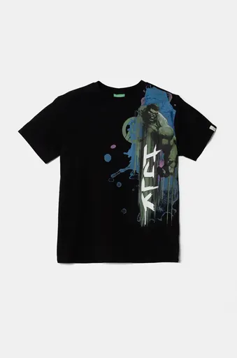 Detské bavlnené tričko United Colors of Benetton x Marvel