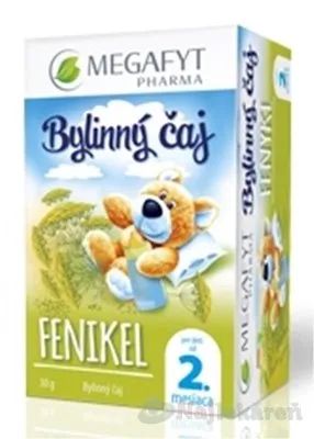 MEGAFYT Bylinný čaj FENIKEL pre deti, 20x1,5g