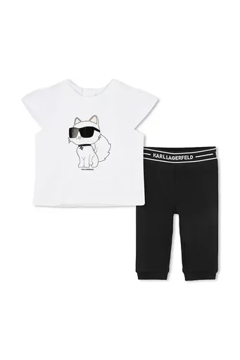 Detská bavlnená súprava Karl Lagerfeld