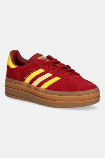 Detské tenisky adidas Originals GAZELLE BOLD červená farba, JR5953