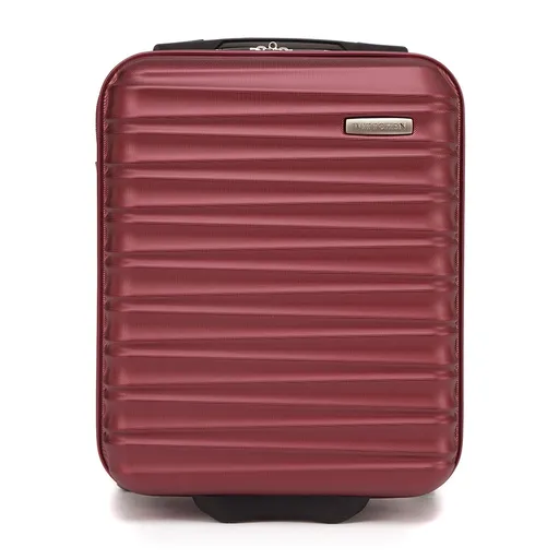 Kabínový kufor ABS s rebrovaním, bordový 56-3A-315-31
