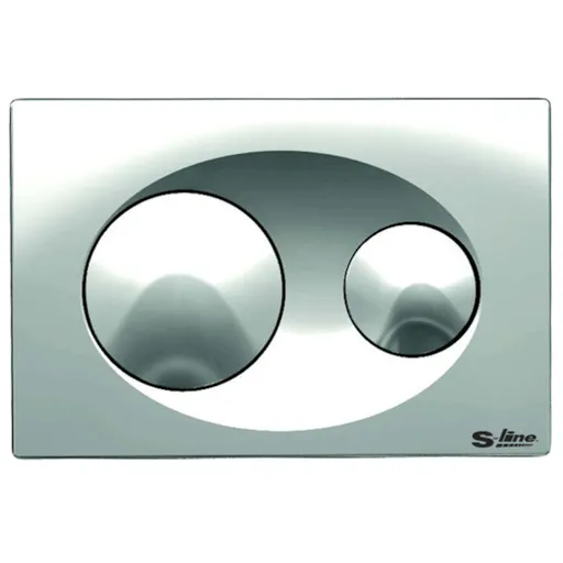 Ovládacie tlačidlo S-Line plast chróm lesk P40-0120