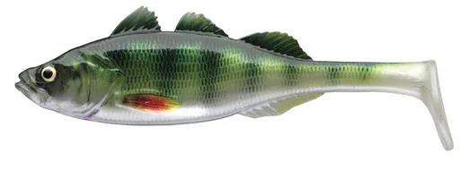 Daiwa gumová nástraha prorex live perch green perch - 7,5 cm 4 g