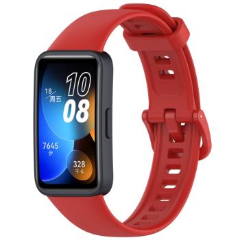 SILICONE Vymeniteľný remienok pre Huawei Band 9 červený