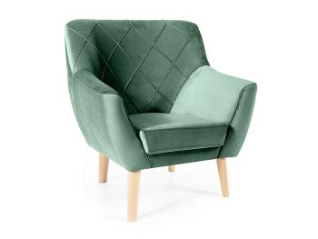 Kreslo KIER 1 VELVET buk Signal